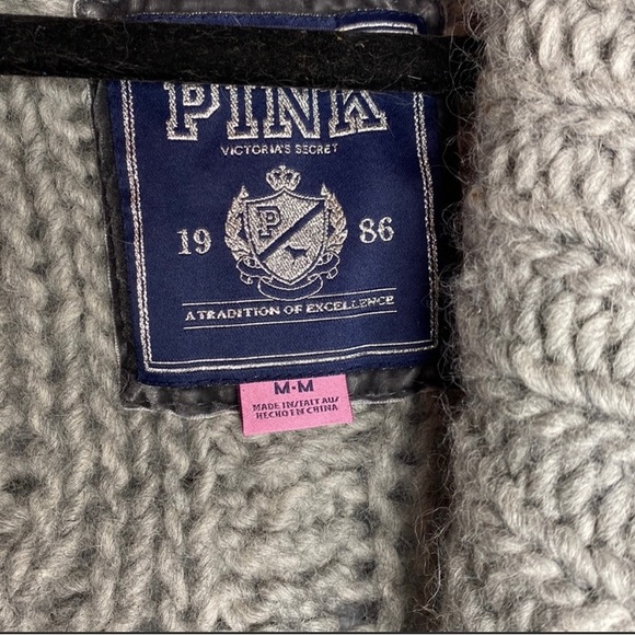 Victoria Secret Pink rhinestone wool cardigan - Picture 5 of 8